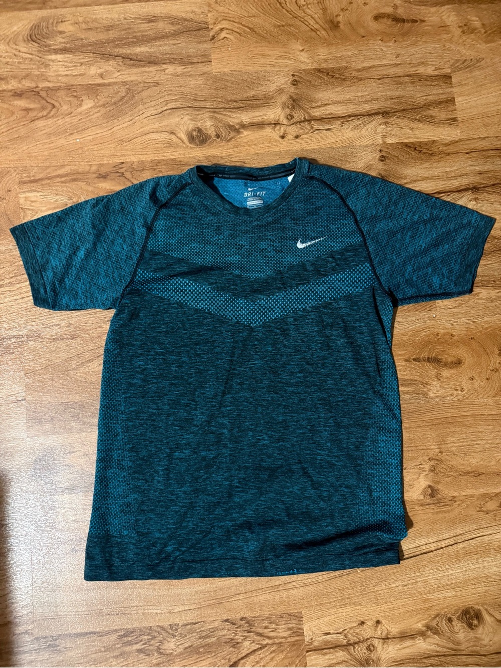 Nike Dark Teal Heather Short Sleeve Dri-FIT Tee
